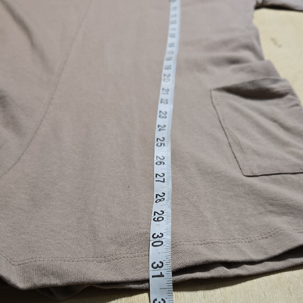 103 NWT Zenana Beige V or Scoop Neck Reversible 2 Way Romper Pockets Sm Md Lg - Picture 5 of 8